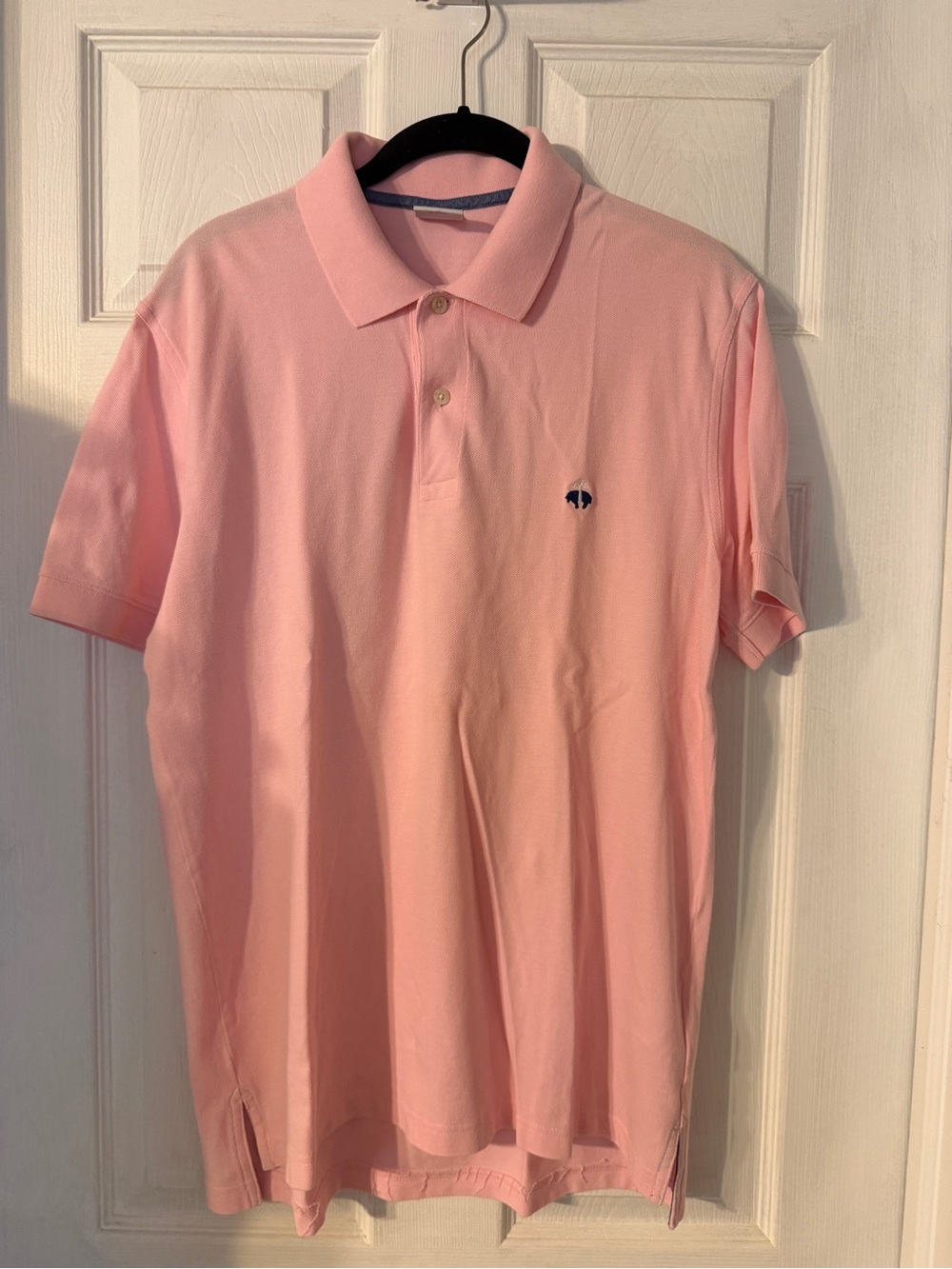 Brooks Brothers Light Pink Short Sleeve Polo